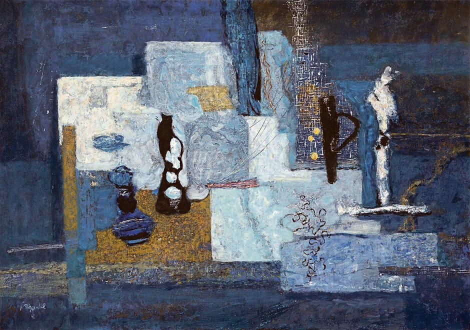 "Velika mrtva priroda (sa paravanom) u plavom" iz 1967.