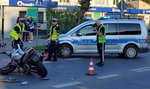Groźny wypadek w Radomiu. Motocyklista trafił do szpitala