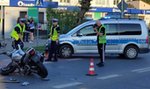 Groźny wypadek w Radomiu. Motocyklista trafił do szpitala