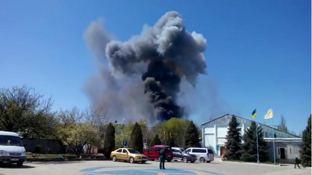 Eksplozja w Kramatorsku