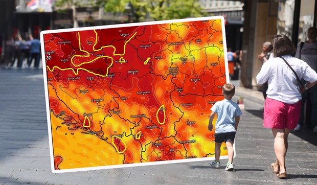 Vrućina mapa 