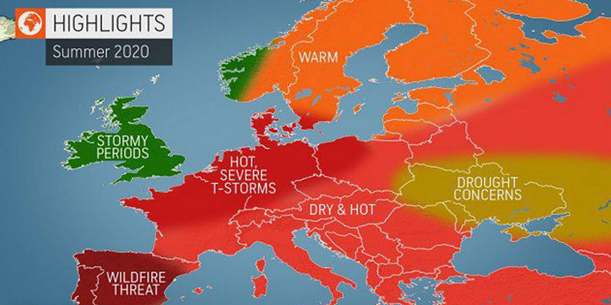 Prognoza pogody na lato w Polsce