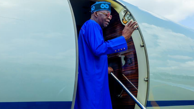 President Bola Tinubu leaves Nigeria for France on Tuesday, June 20, 2023. [BAT Media Office]