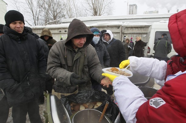 UKRAINE WEATHER HOMELESS