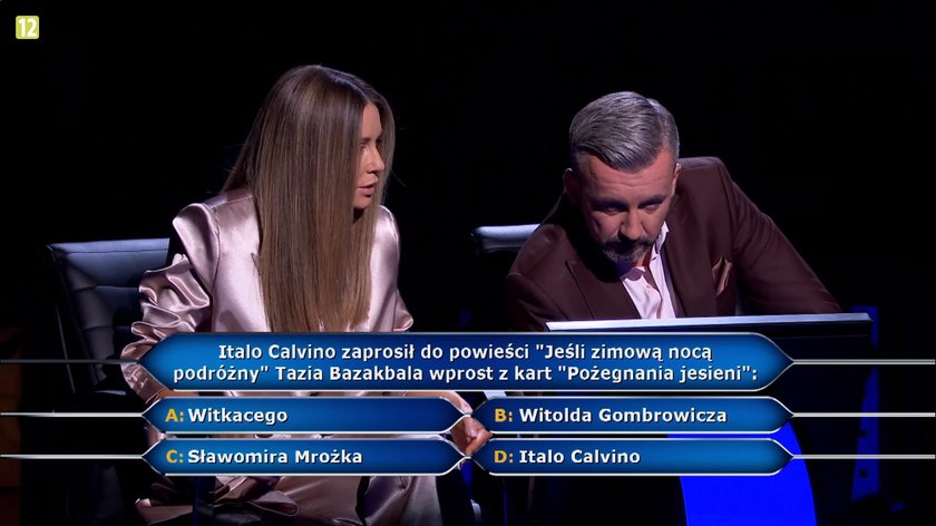 "Milionerzy" padło pytanie za pół miliona