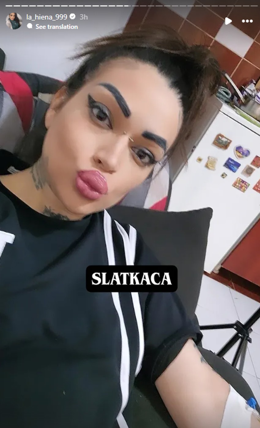 Dunja Ilić na infuziji