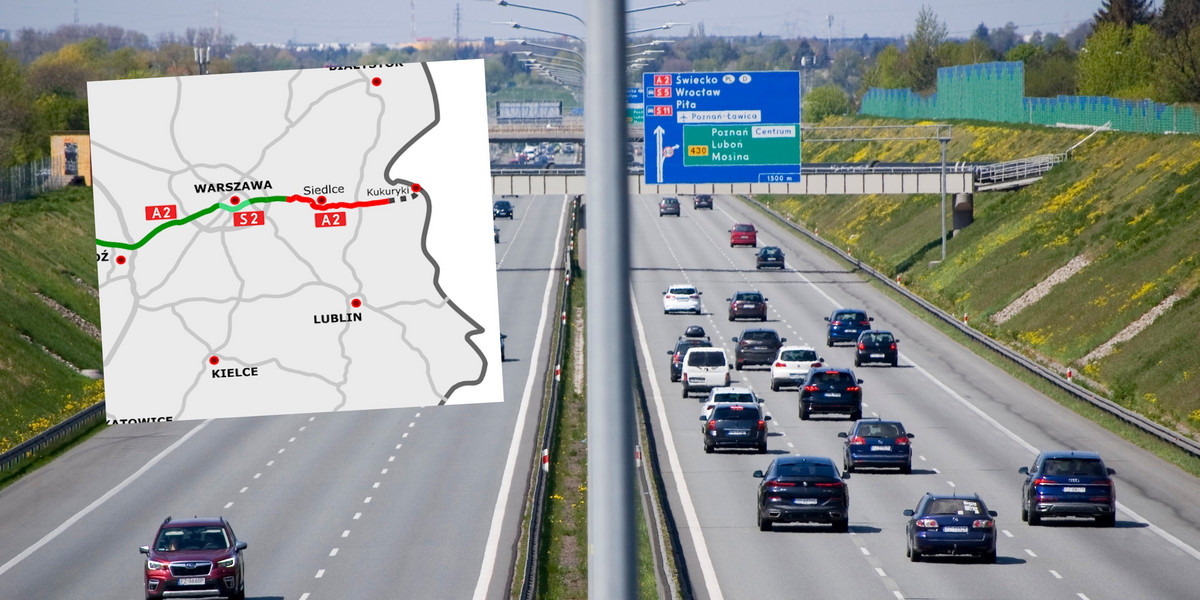 Wschodnia część autostrada A2 w stronę Białorusi dostała unijne finansowanie