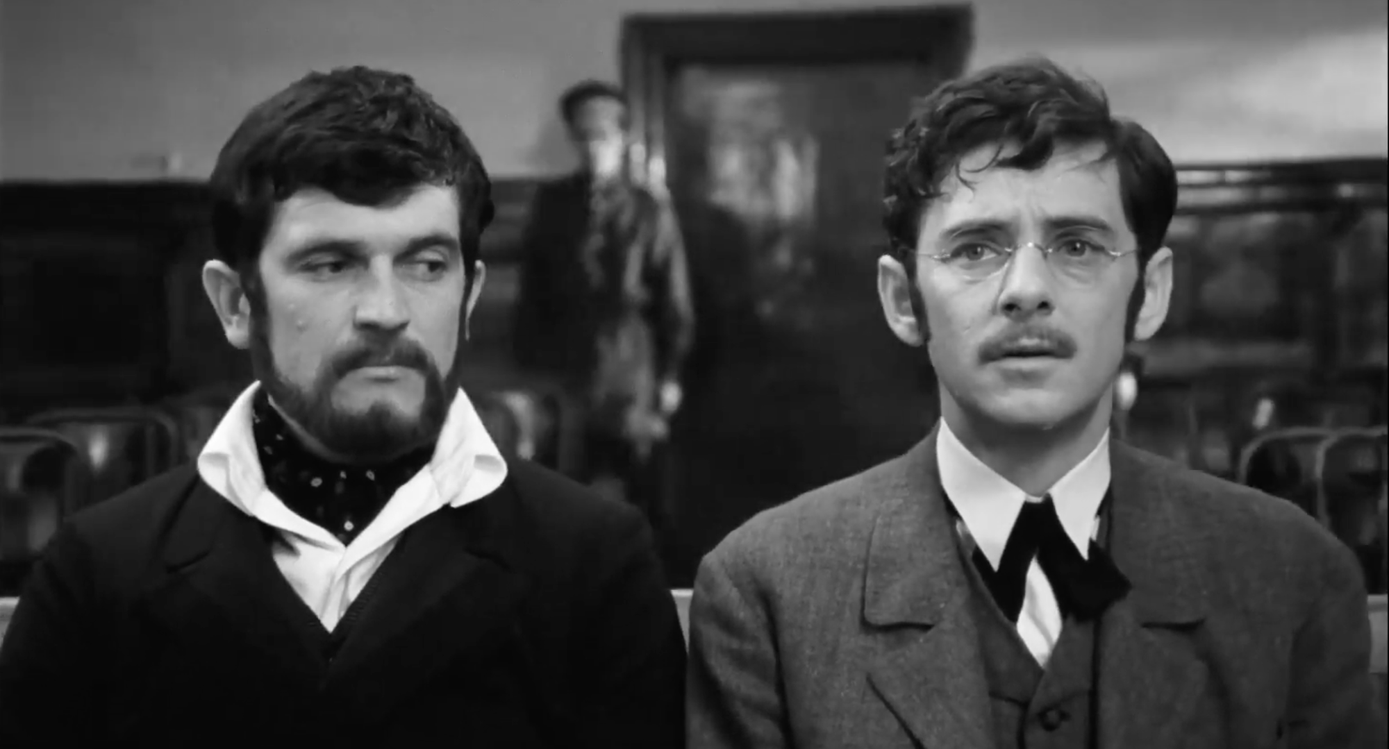 Karol Spišák a Ivan Mistrík vo filme Balada o siedmich obesených.