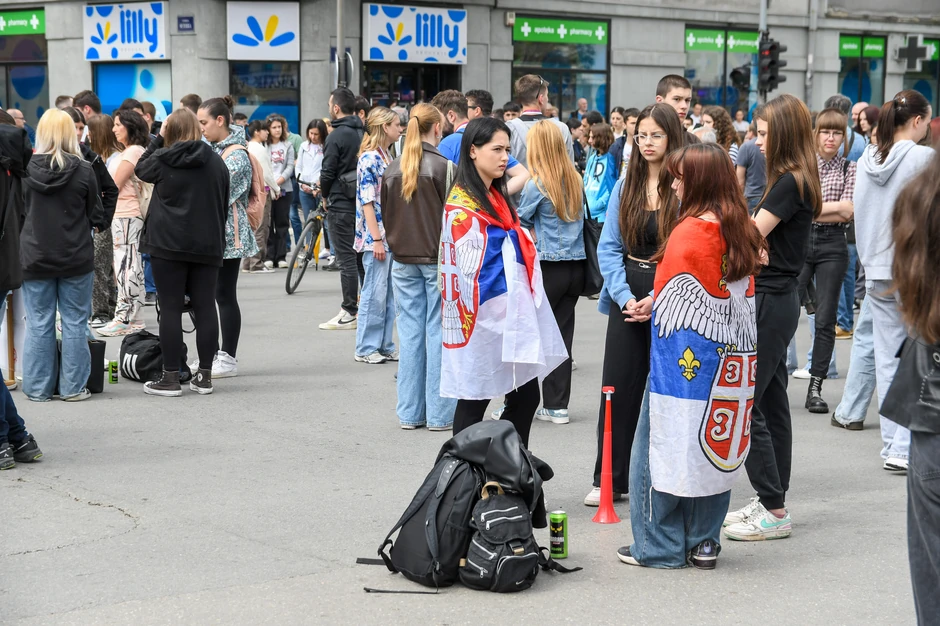 Novi Sad protest srednjoškolaca