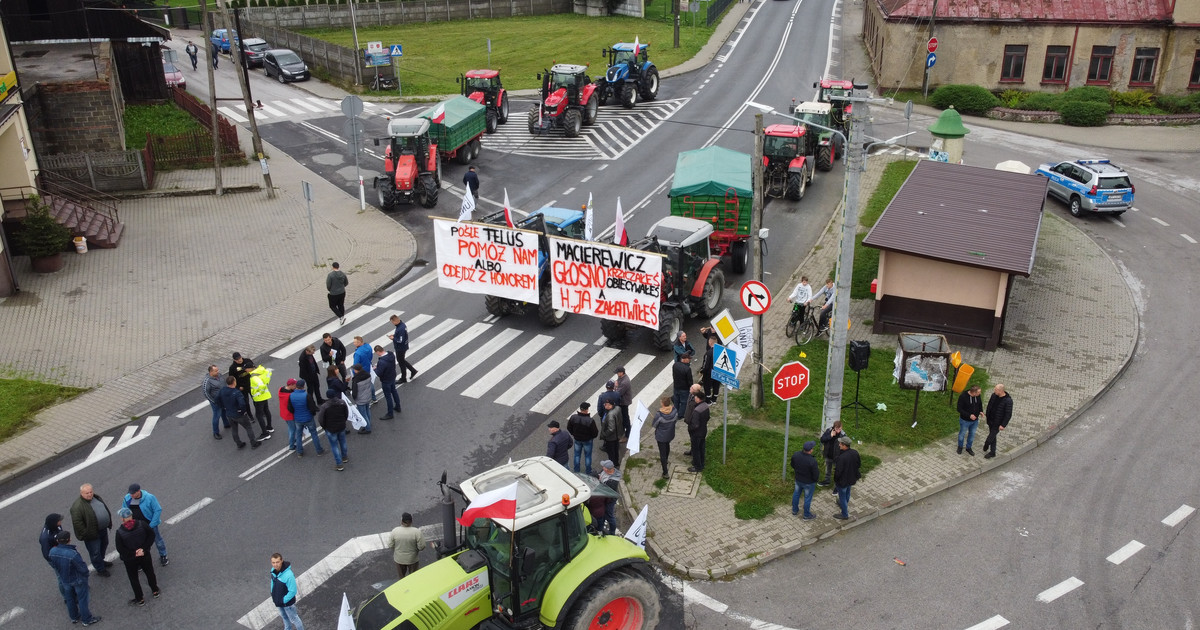Strajk rolników Agrounii [LISTA BLOKAD, UTRUDNIENIA, MAPA]