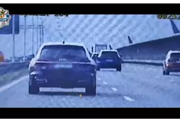 Jechała "na zderzaku" z prędkością 173 km na godz. O krok od tragedii na A8 [WIDEO]