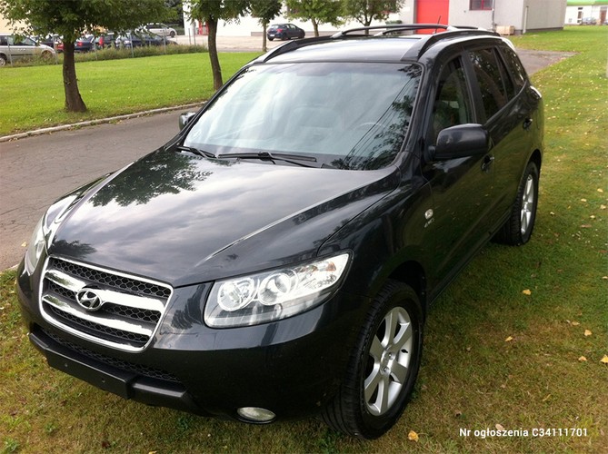 Hyundai Santa Fe - 6. miejsce wśród najpopularniejszych używanych samochodów typu SUV w cenie do 30 tys. zł