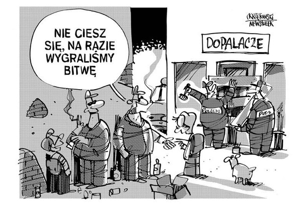 Dopalacze karykatura