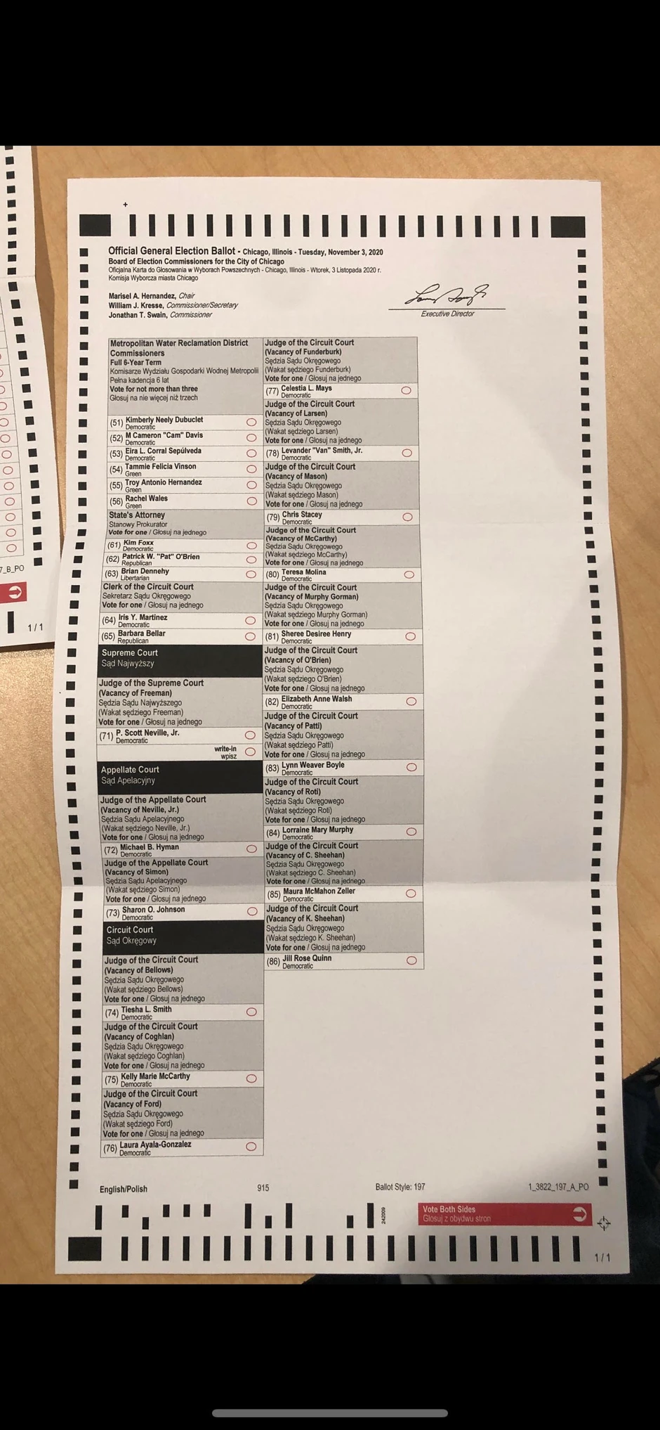 Glasanje u SAD putem pošte