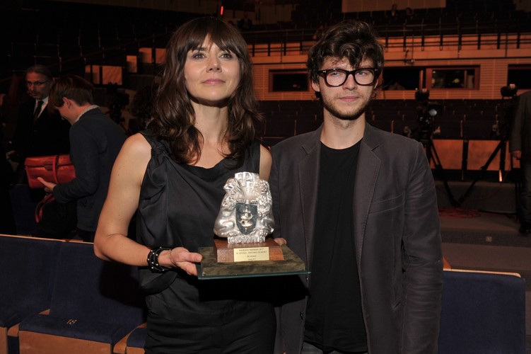 Małgorzata Szumowska i Mateusz Kościukiewicz na gali kończącej 38. Gdynia - Festiwal Filmowy