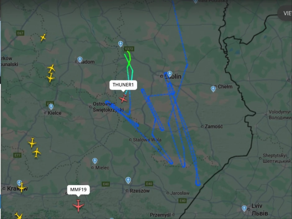 Zbog ruskih bespilotnih letelica u poljski vazdušni prostor podignuti su poljski, ali i saveznički borbeni avion