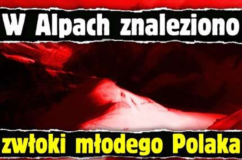 W Alpach znaleziono zwłoki młodego Polaka