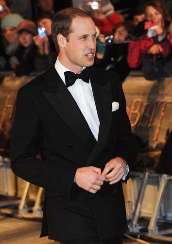 Książę William na premierze 'Hobbita' w Londynie