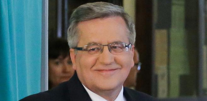 Prezydent Bronisław Komorowski