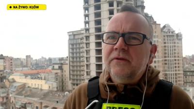 Dziennikarz Onetu z Kijowa: to była bardzo niespokojna noc