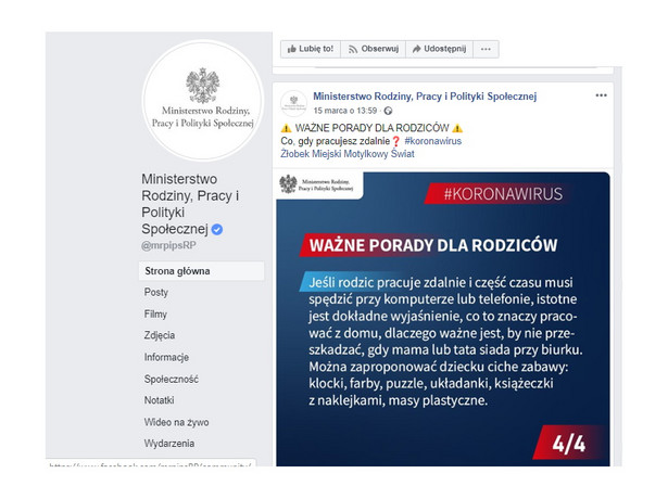 Serio? Internauci kpią z porad Ministerstwa Rodziny w kwestii organizacji pracy zdalnej z dziećmi