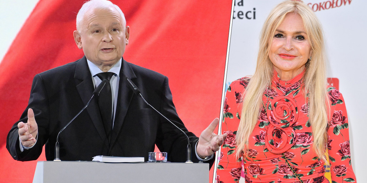 Jarosław Kaczyński, Monika Olejnik. 