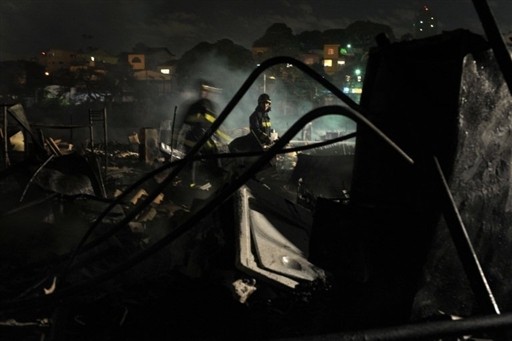 BRAZIL - SHANTYTOWN - FIRE - AFTERMATH