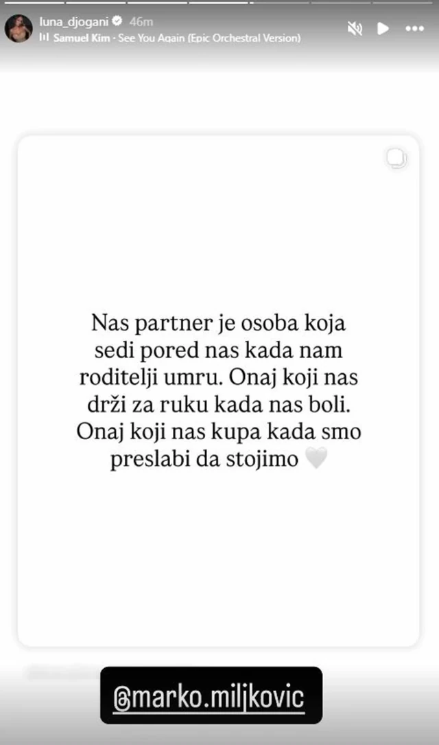 "DA LI BIH MOGLA IKADA VIŠE DA MU VERUJEM?!" Objave Lune Đogani ZATEKLE JAVNOSTI, niotkuda progovorila o PRELJUBI i Marku (FOTO)