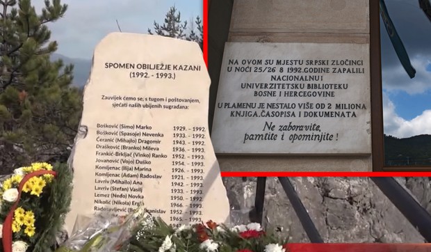 spomen ploca sarajevo kazani RAS Youtube ATV, Shutterstock Naeblys