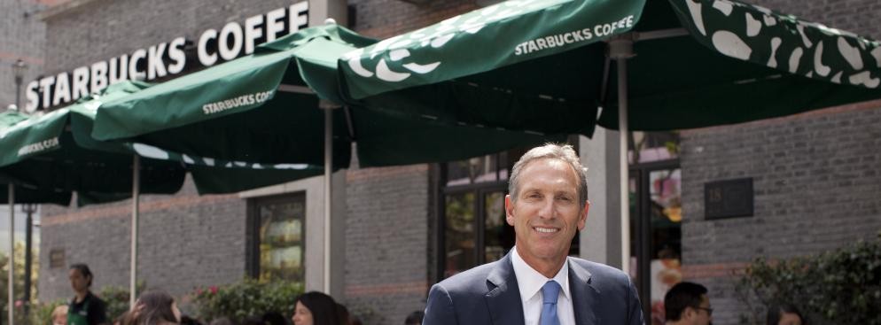 Howard Schultz, dyrektor Starbucks Crp., dziewiętnastej najbardziej innowacyjnej firmy według magazynu Forbes.