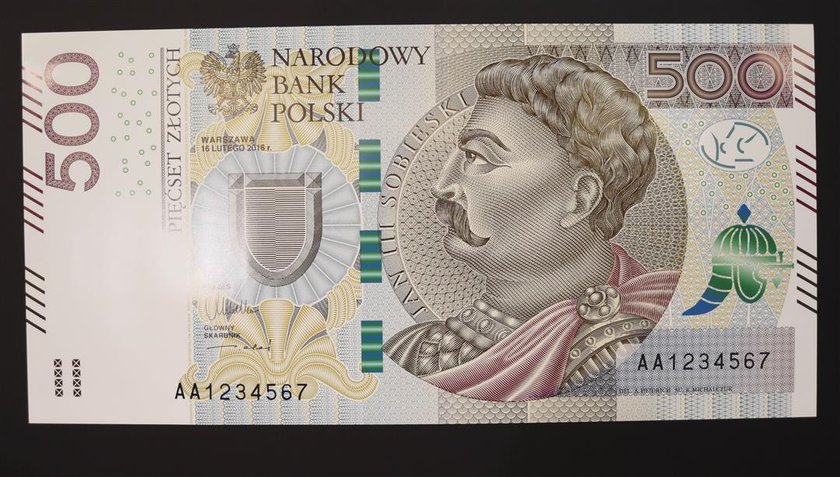 Nowy banknot 500 zł