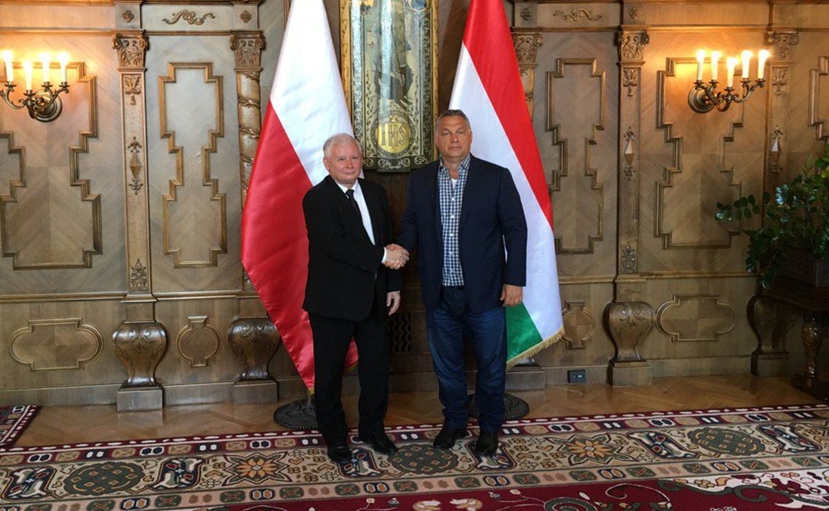 Jarosław Kaczyński i Viktor Orban
