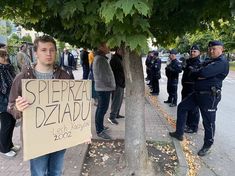 Nie wszystkim spodobała się taka forma protestu