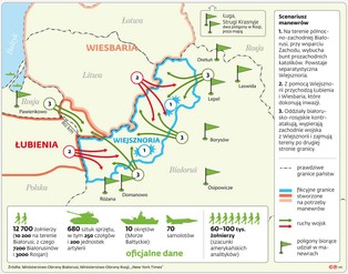 Ruszają manewry Zapad. Co przy granicy z Polską będą ćwiczyć Rosjanie i Białorusini? [MAPA]