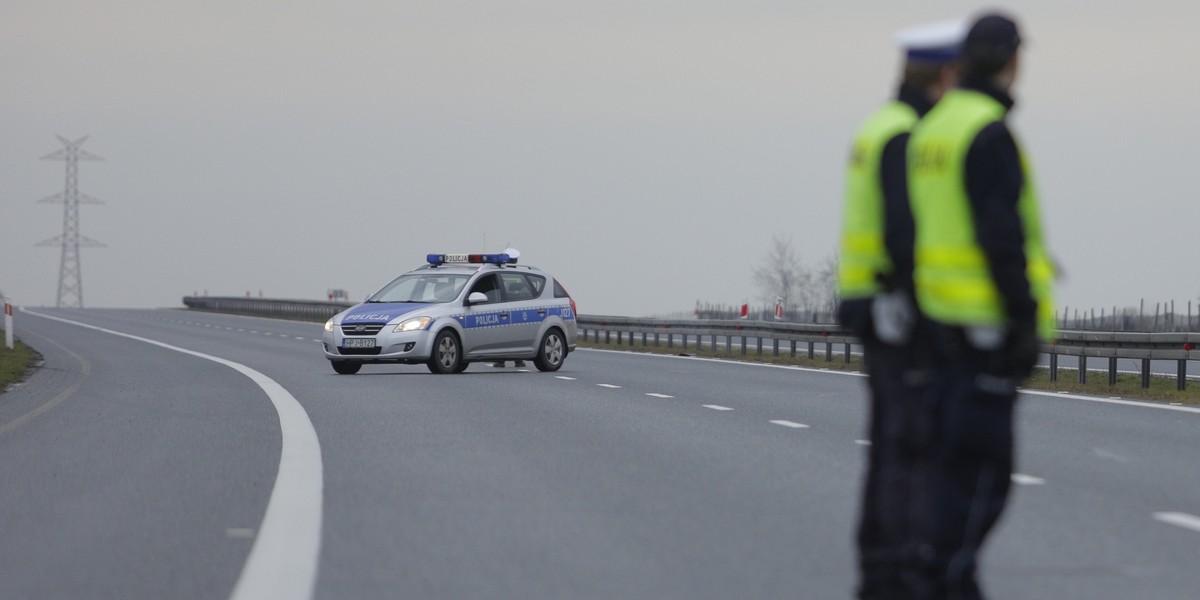 Kraków. Karambol na autostradzie A4.