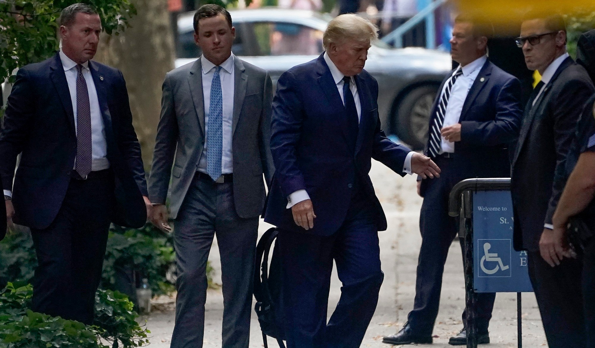 Pohreb Ivany Trumpovej v New Yorku. 
