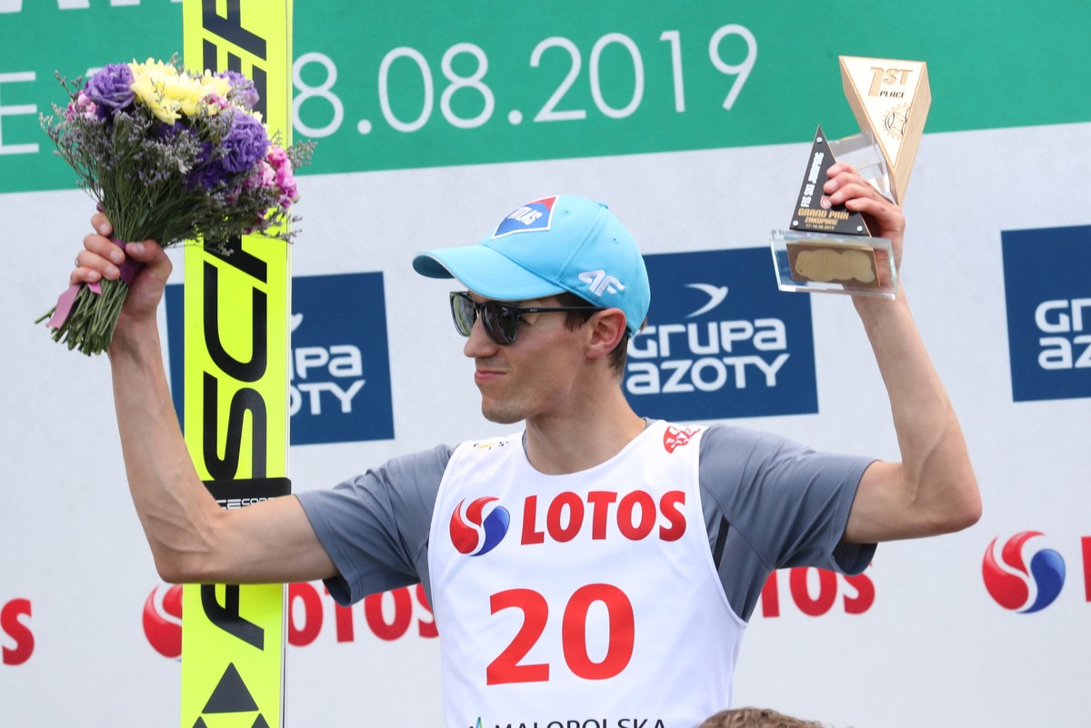 Letnia GP w skokach: Stoch pierwszy, Kubacki drugi, Sato z rekordem skoczni w Zakopanem