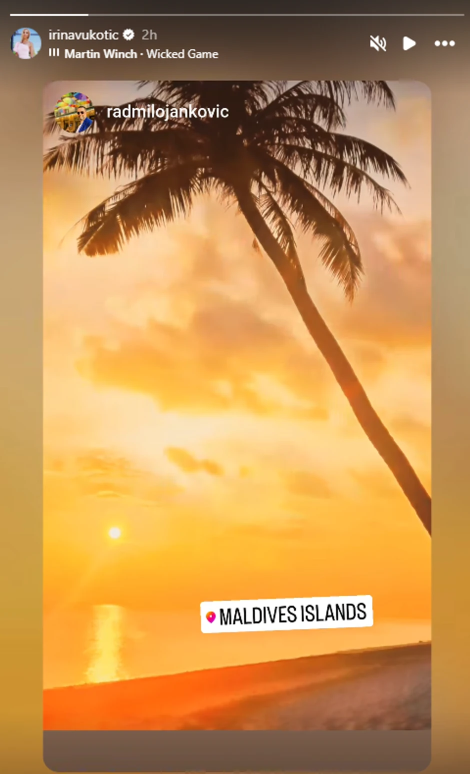 Irina i Radmilo otišli na Maldive