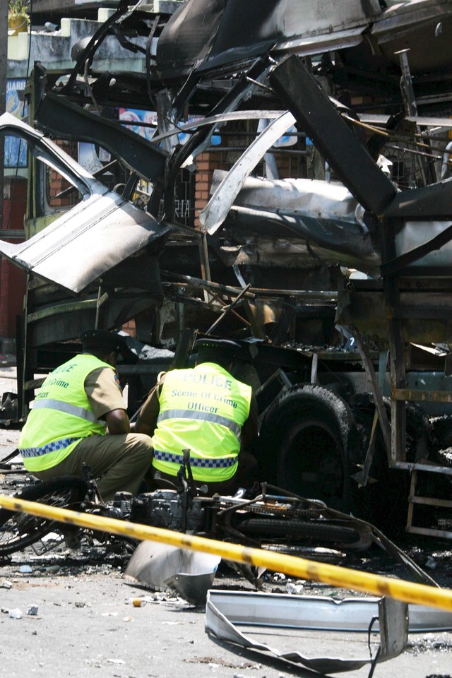 SRI LANKA AUTOBUS WYBUCH BOMBY