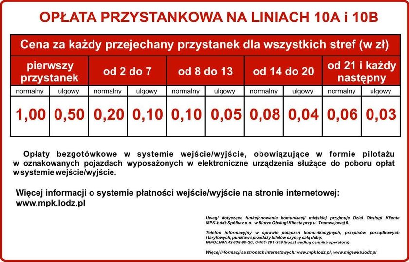 W Łodzi bilety za każdy przystanek