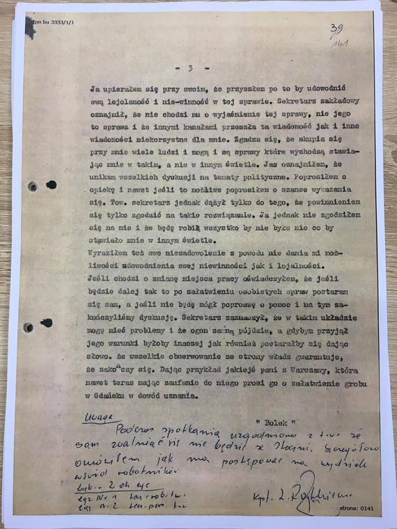 Dokumenty z teczki agenta TW "Bolek", jakie upublicznił Lech Wałęsa