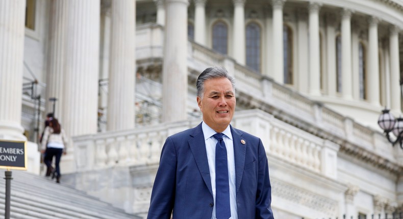 Democratic Rep. Mark Takano has led legislation to make a four-day work week law.Getty