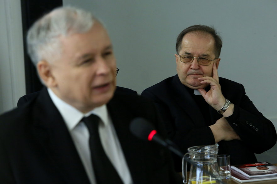 Jarosław Kaczyński i Tadeusz Rydzyk, 2015 r.
