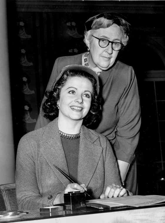 Agatha Christie i Margaret Lockwood