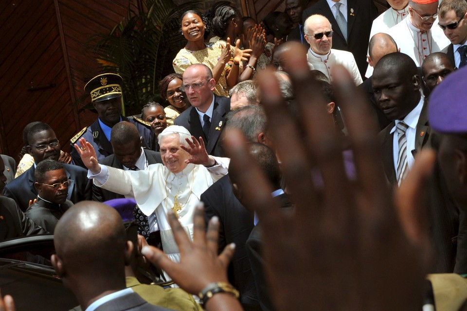 CAMEROON POPE BENEDICT XVI IN AFRICA