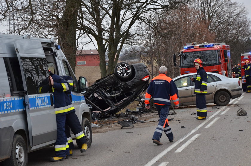 Śmiertelny wypadek pod Przodkowem