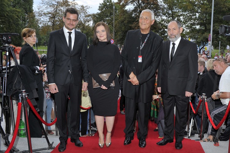 Twórcy 'Papuszy': Antoni Pawlicki, Jowita Budnik, Krzysztof Krauze, Zbigniew Waleryś