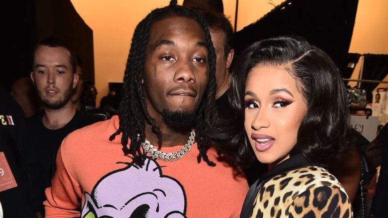 Cardi B and Offset dance to Wurld's and Sarz's 'Mad'.' [THEO WARGO: GETTY IMAGES]