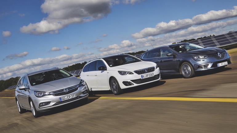 Nowe Renault Megane Grandtour kontra Opel Astra i Peugeot
