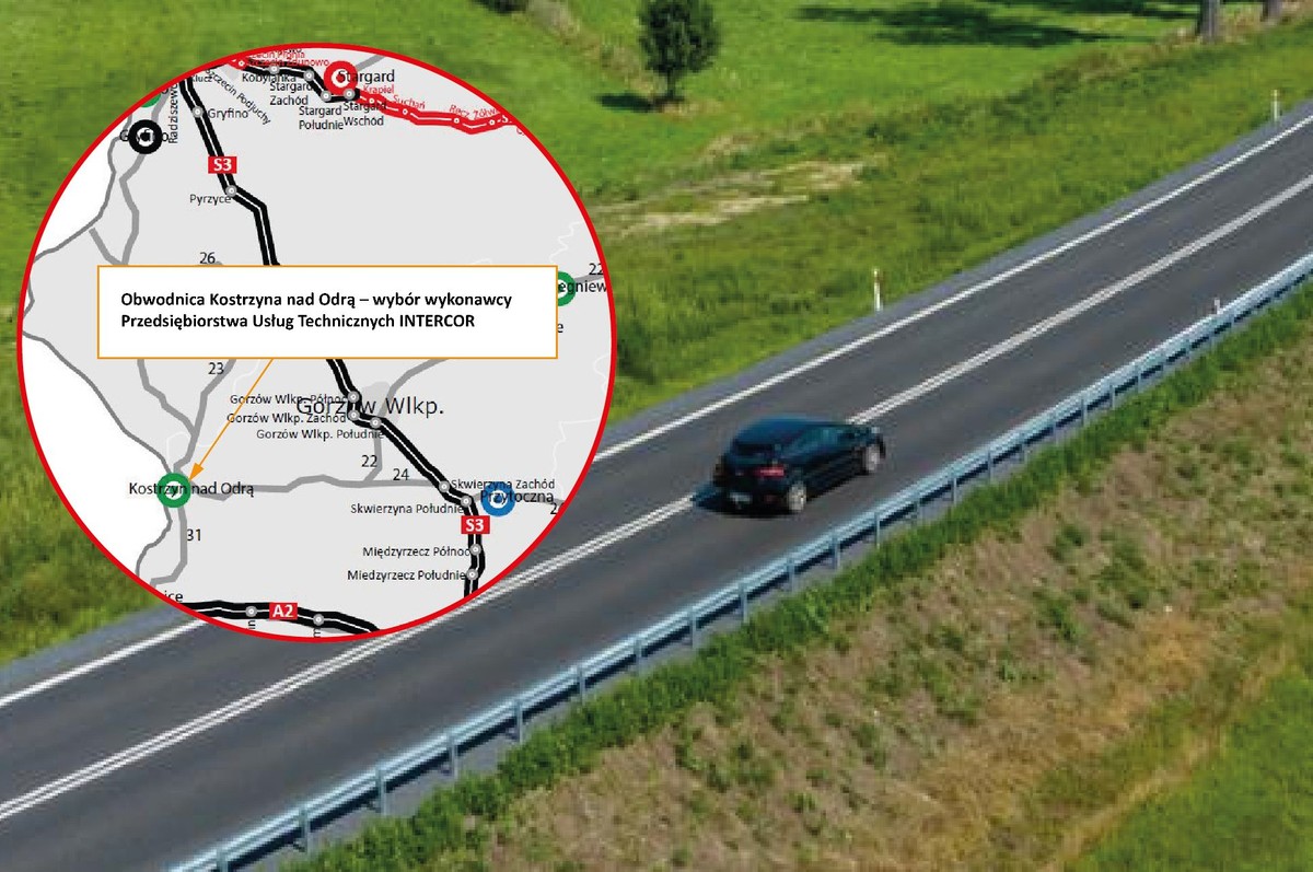 Wiadomo, kto wybuduje obwodnicę Kostrzyna nad Odrą. Przetarg rozstrzygnięty